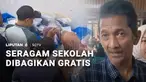 Besok sejumlah sekolah mulai masuk, H-1 biasanya masih diisi dengan berburu peralatan sekolah. Nah ternyata ada seragam yang dibagikan gratis untuk para siswa.