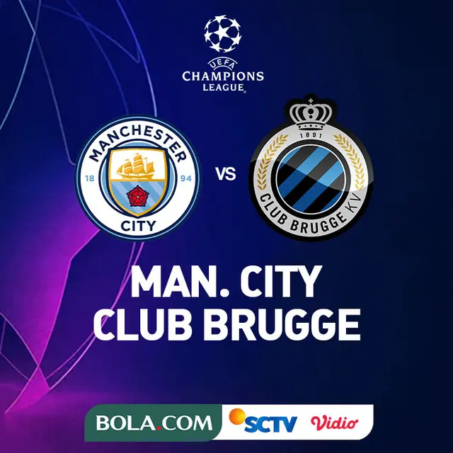 Liga Champions - Manchester City Vs Club Brugge