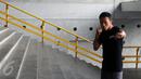 Petinju Indonesia, Daud “Cino” Yordan berpose usai latihan terbuka di sasana Pertina, Jakarta,  Rabu (3/2/2016). Daud akan melawan Yoshitaka Kato dalam laga kelas ringan WBO "Road to the World Champions", Jumat (5/2). (Liputan6.com/Helmi Fithriansyah)