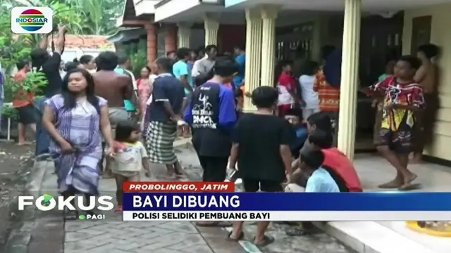 Warga di Probolinggo, Jawa Timur, menemukan bayi perempuan yang baru dilahirkan di teras rumah salah satu penduduk.