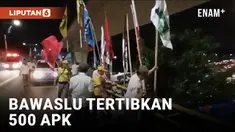 Sebanyak 500 Alat Peraga Kampanye Ditertibkan di Wilayah Jakarta Timur