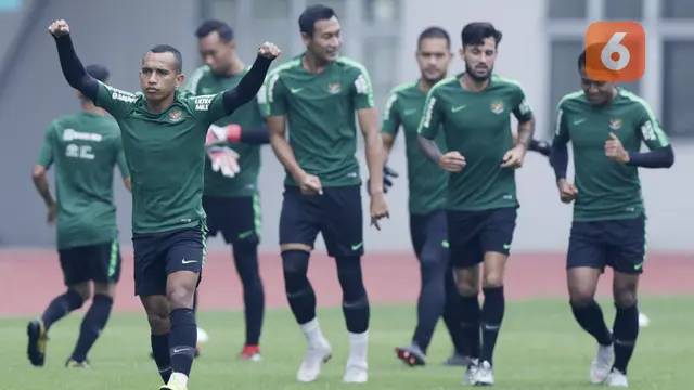 Piala AFF 2018 : Latihan Timnas Indonesia