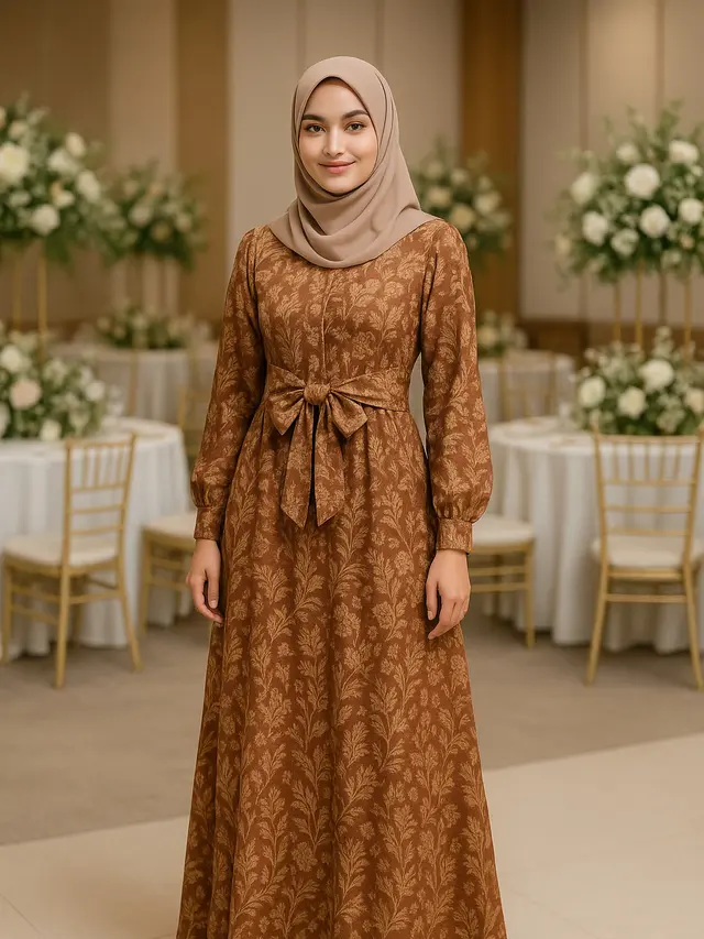 Model Baju Batik Syari Modern Anti Terlihat Tua