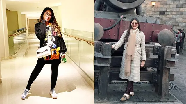 Adu Gaya Via Vallen dan Adik (sumber: instagram.com/viavallen/mellross_08)