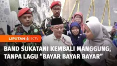 Band Sukatani kembali tampil di Sleman, Yogyakarta, namun duo elektro punk asal Purbalingga ini kembali tak menyanyikan lagu Bayar Bayar Bayar. Sementara itu, Mendikdasmen, Abdul Mu'ti mengklaim polemik pemecatan vokalis Band Sukatani, Novi Citra Ind...