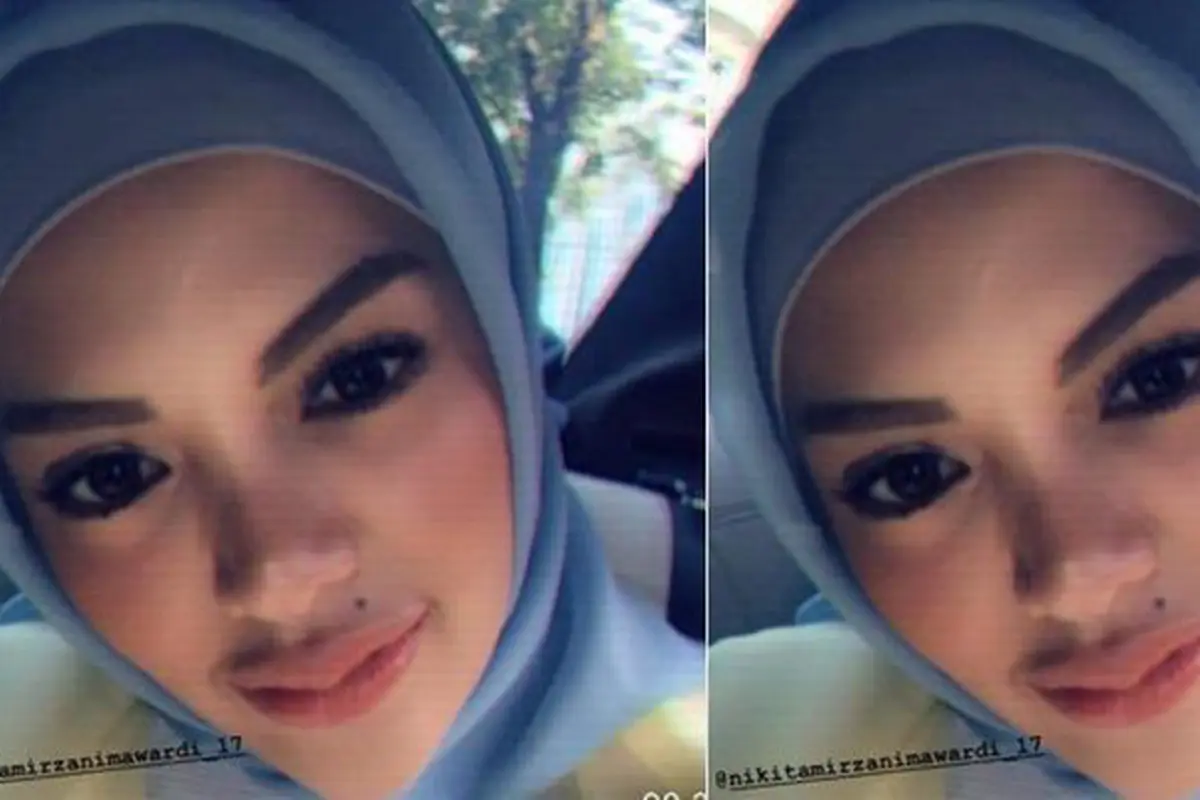 Nikita Mirzani berhijab./Copyright instagram.com/sry