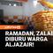 Para pembuat penganan di Boufarik, Aljazair, tampak sibuk menyiapkan zalabia selama bulan suci Ramadan. Kue tradisional ini menjadi salah satu sajian yang paling banyak dicari masyarakat untuk berbuka puasa.