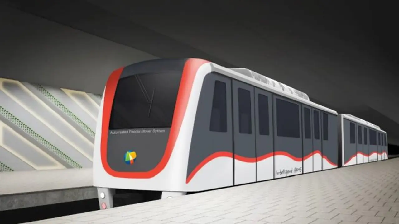 Bandara Internasional Soekarno-Hatta akan dilengkapi Automated People Mover System (APMS) moda transportasi antar terminal berbasis kereta tanpa pengemudi (driverless) atau Skytrain mulai Juni 2017.