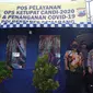 Wali Kota Semarang, Hendrar Prihadi melakukan pengecekan ke sejumlah posko pemantauan, salah satunya yang terletak pada wilayah Mangkang.