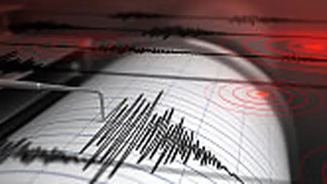 Ilustrasi seismometer.