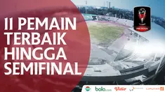 Berita video 11 pemain terbaik menuju babak semifinal Piala Presiden 2018. Siapa pemain favoritmu?