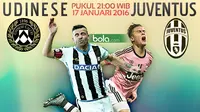 Udinese vs Juventus (Bola.com/Samsul Hadi)