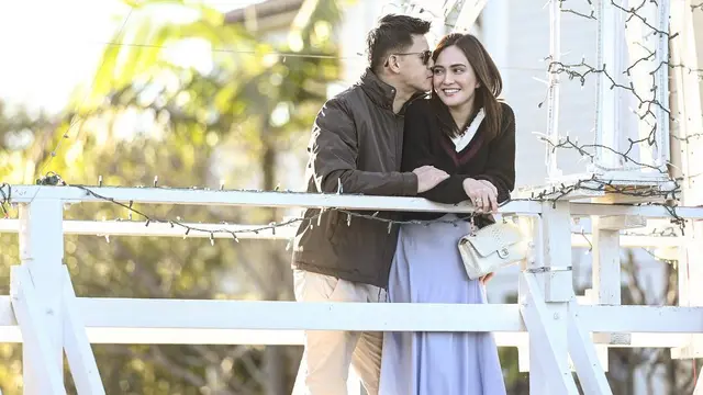 [Fimela] Shandy Aulia dan David Herbowo