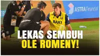 Striker Oxford United, Ole Romeny hanya bisa bermain 21 menit saat menghadapi Arema FC dalam laga Piala Presiden 2025. Ia ditarik keluar dalam waktu yang cukup cepat. Tekel keras dari pemain Arema FC, membuat Ole merasa sangat kesakitan.
