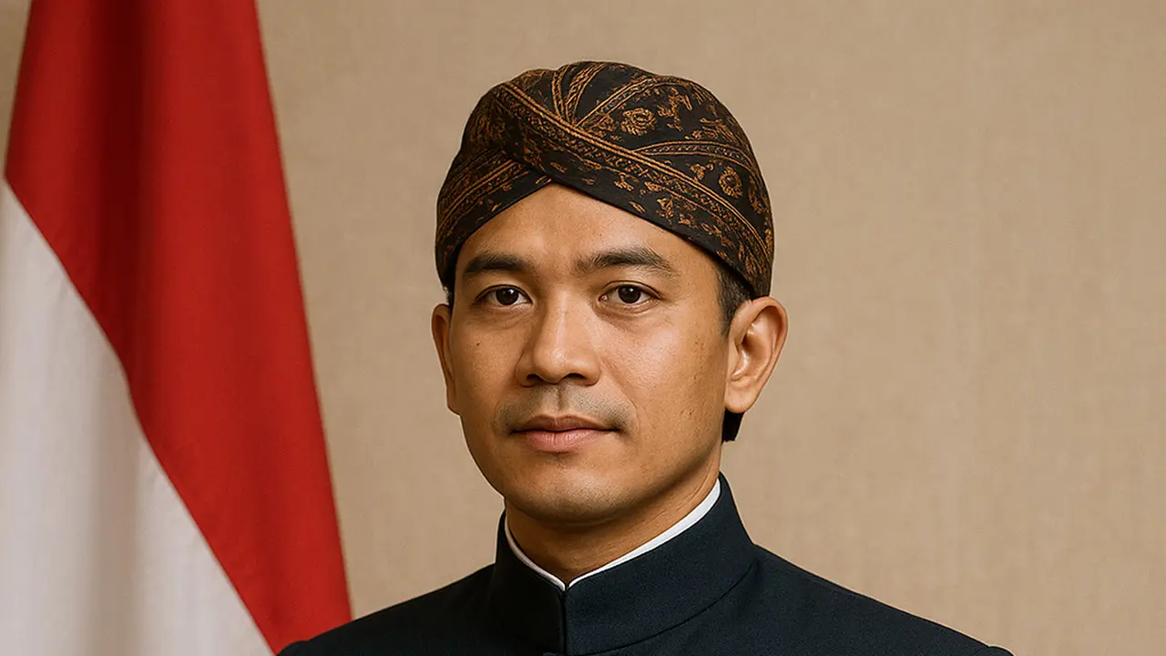 Model Beskap & Belangkon untuk Pria untuk Peringatan Hari Kemerdekaan 17 Agustus 1945 (Image by ChatGPT)