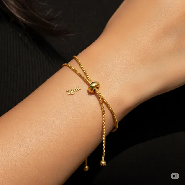 Model Gelang Emas 2 Gram Dewasa. Foto: Gemini