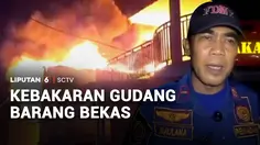 Kebakaran Melanda Gudang Rongsok di Tengah Permukiman Warga Cibinong