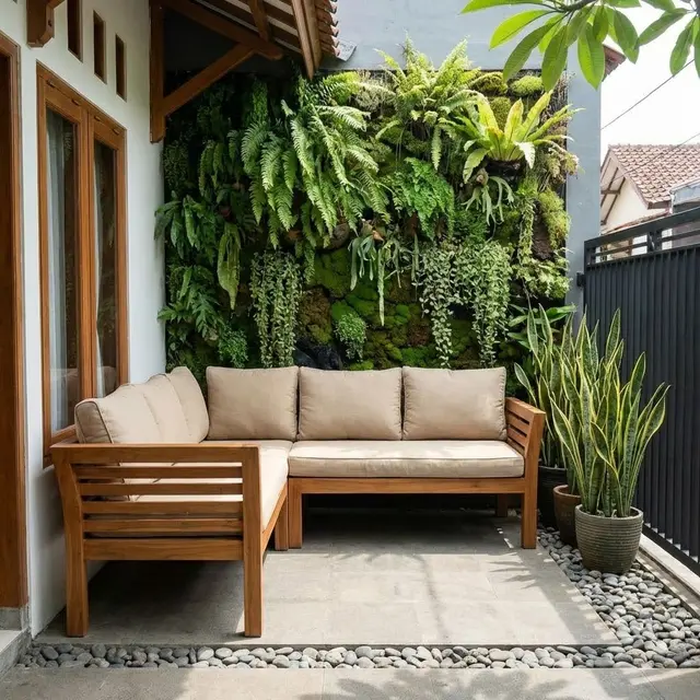 Inspirasi Teras Rumah Kampung yang Rapi dan Sejuk