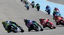 Suasana balapan MotoGP Jerez di Sirkuit Jerez, Spanyol, Minggu (24/4/2016). (AFP/Jorge Guerrero)