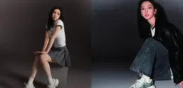 Intip gaya Karina aespa yang bold dan edgy dengan platform shoes (Converse)