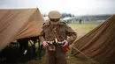 Lebih dari dua juta personel tentara Sekutu dari berbagai kecabangan dan negara terlibat dalam Operasi Overlord yang dimulai dengan D-Day Normandia. (HENRY NICHOLLS/AFP)