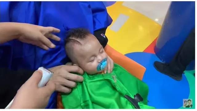 10 Potret Penampilan Baru Kiano Anak Baim Wong, Bikin Paula Syok dan Menangis