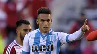 Striker Racing Club Lautaro Martinez segera membela Inter Milan. (AFP/Alejandro Pagni)