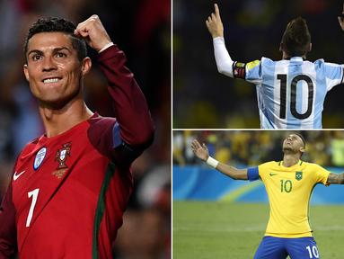 Golden Boot atau pencetak gol terbanyak Piala Dunia menjadi salah satu penghargaan yang diburu oleh para bomber haus gol. Berikut ini delapan bintang calon kuat pencetak gol terbanyak pada Piala Dunia 2018 Rusia.