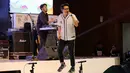 Armand pun disibukkan dengan jadwal manggung sebagai penyanyi solo. (Deki Prayoga/Bintang.com)