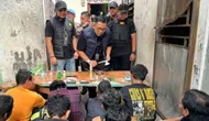 Polisi Gerebek 2 Sarang Narkoba di Medan
