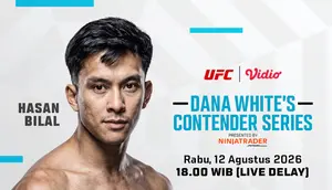 Streaming UFC - Dana White’s Contender Series: Duel Antara Petarung Indonesia vs India di Vidio