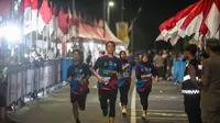Banyuwangi Night Run 2023 diikuti ratusan peserta. (Hermawan/Liputan6.com)