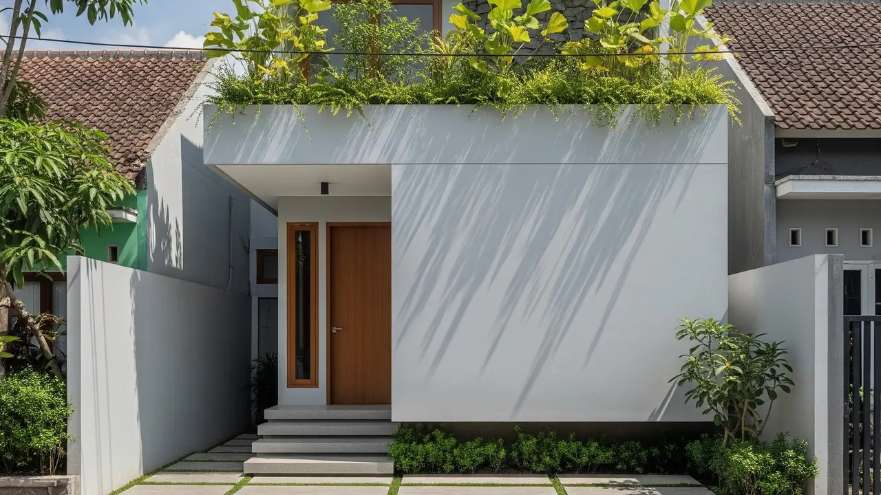 Tipe Rumah untuk Gen Z yang Estetik dan Ramah Lingkungan Model Taman di Atap