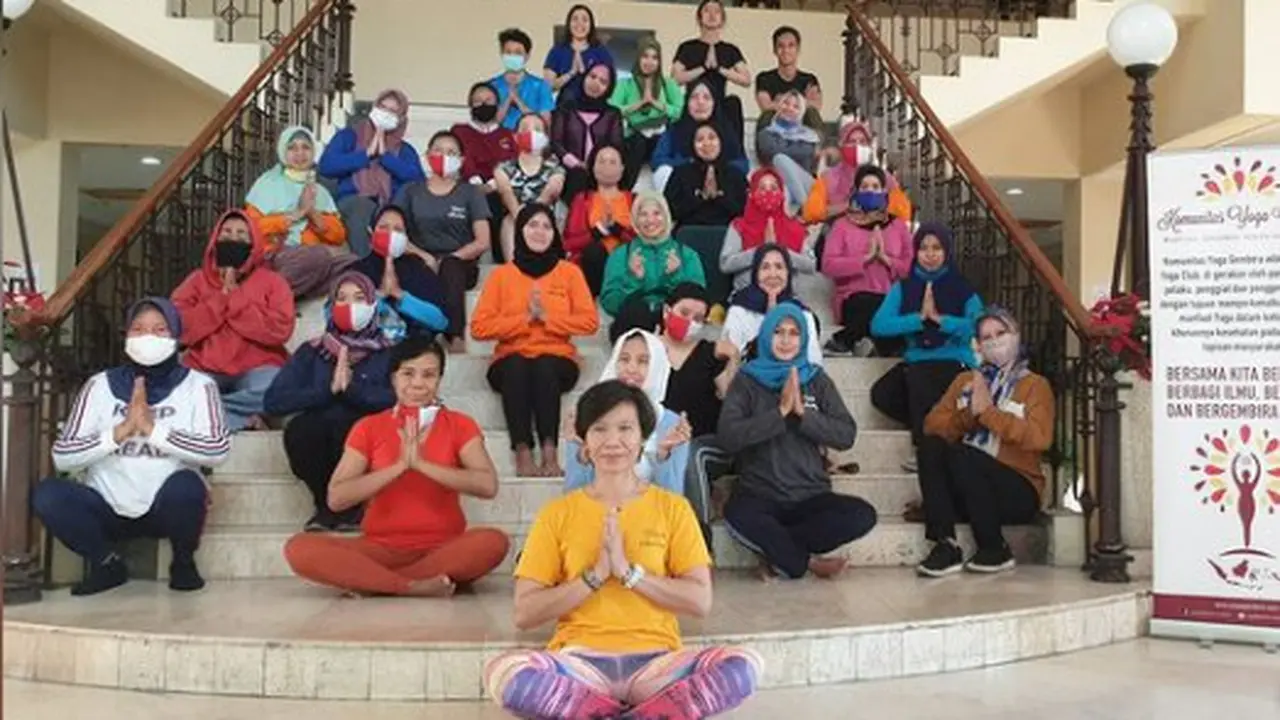 Yoga Gembira Surabaya, Semangat Jalani Hidup Sehat di Tengah Pandemi