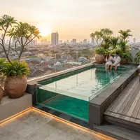 Desain Kolam Dangkal untuk Rumah Kecil. Foto: AI Generated