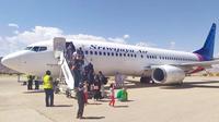 Pesawat Sriwijaya Air. (Foto: Instagram @sriwijayaair)