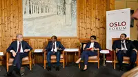 Menteri Luar Negeri Republik Indonesia (Menlu RI) Retno Marsudi menghadiri Oslo Forum 2024 di Norwegia, Selasa (11/6/2024). (Dok. Kemlu RI)