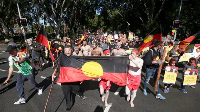 FOTO: Pribumi Australia Rayakan Hari Penduduk Asli Sedunia