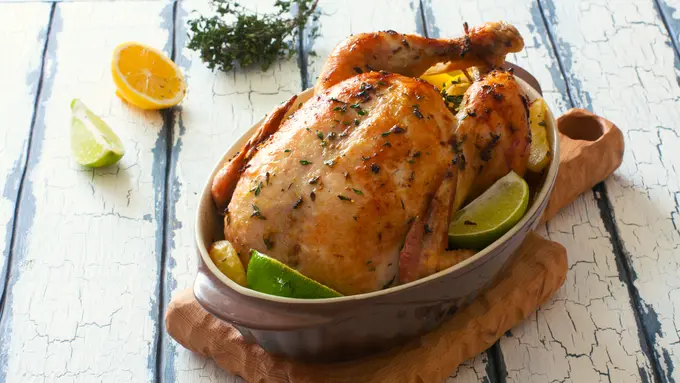 herbed roast chicken