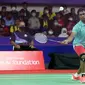 Atlet para badminton tunggal putra India klasifikasi SL 3 Dinesh Rajaiah mengalahkan rekan senegaranya&nbsp;Prakash Stephen dengan skor 21-16, 18-21, dan 21-15 pada&nbsp;FOX'S Indonesia Para Badminton International 2022 di GOR Among Rogo, Daerah Istimewa Yogyakarta, Selasa (23/8). (foto: istimewa)