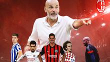 AC Milan - Stefano Pioli, Krzysztof Piatek, Lucas Paqueta, Andre Silva, Alen Halilovic, Pepe Reina (Bola.com/Adreanus Titus)