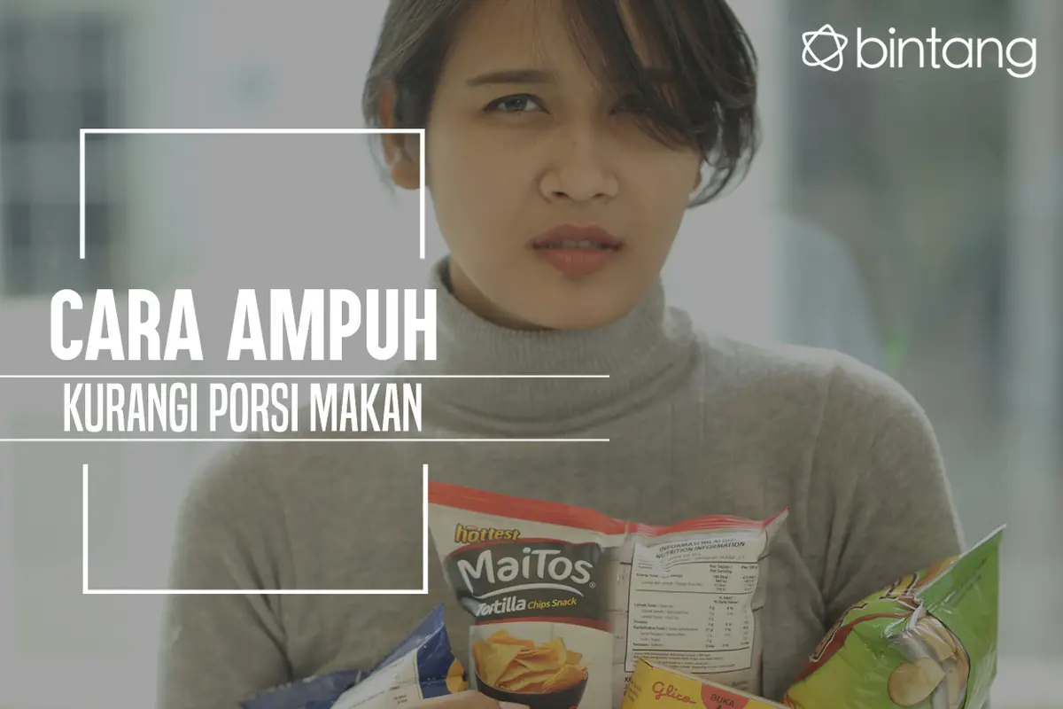 Ini cara kurangi porsi makan. (Foto: Daniel Kampua, Digital Imaging: Nurman Abdul Hakim/Bintang.com)
