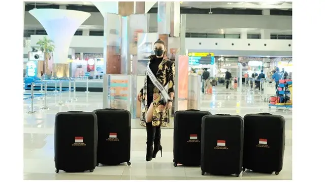 8 Potret Jihane Almira Bertolak ke Polandia, Siap Maju Miss Supranational 2021
