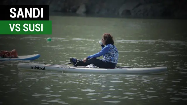 Berita video adu cepat antara Wakil Gubernur DKI Jakarta, Sandiaga Uno, dengan Menteri Kelautan dan Perikanan, Susi Pudjiastuti, yang dilakukan di Danau Sunter dengan lintasan sepanjang 1 kilometer.