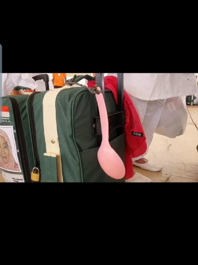 Centong Nasi Hingga Gelas Uniknya Penanda Koper Jemaah Haji