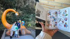 Berkunjung ke Negeri Sakura, tak afdal rasanya jika tidak mengunjungi Fujiko F Fujio Museum yang terletak di Tokyo. Di museum ini, Vino dan Marsha mengajak putrinya menikmati dunia fantasi Doraemon yang penuh warna. Seperti diketahui, Doraemon merupakan kartun populer yang berasal dari Jepang. (Liputan6.com/IG/@marshatimothy)