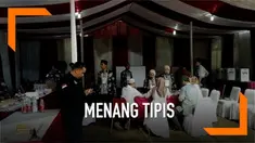 Pasangan capres-cawapres nomor urut 01 Jokowi-Ma'ruf menang tipis di TPS 62, Kebagusan, Jaksel, tempat Ketua Umum PDIP Megawati Soekarnoputri mencoblos.