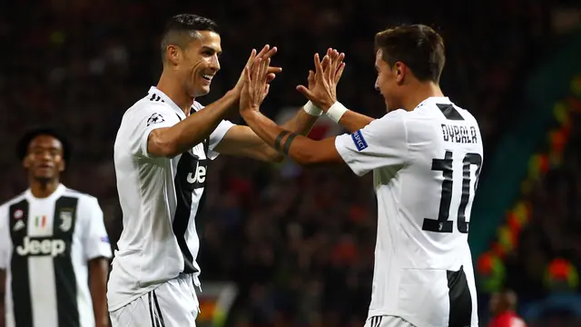 Gol Tunggal Dybala  Antar Juventus Permalukan MU di Old Trafford