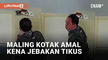 Aksi pencurian kotak amal kerap terjadi hingga buat pengurus putar otak. Terjadi di Musholla Miftahul Huda, Gang Serma, Jatibarang, Indramayu. Aksi pelaku terekam CCTV hendak menggasak isi kotak amal, berakhir apes.