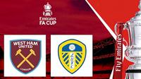 Prediksi West Ham Vs Leeds di Piala FA. (Gemini/Bola.com)